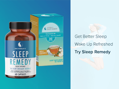 Sleep Remedy Capsules and Apple Cinnamon Tea